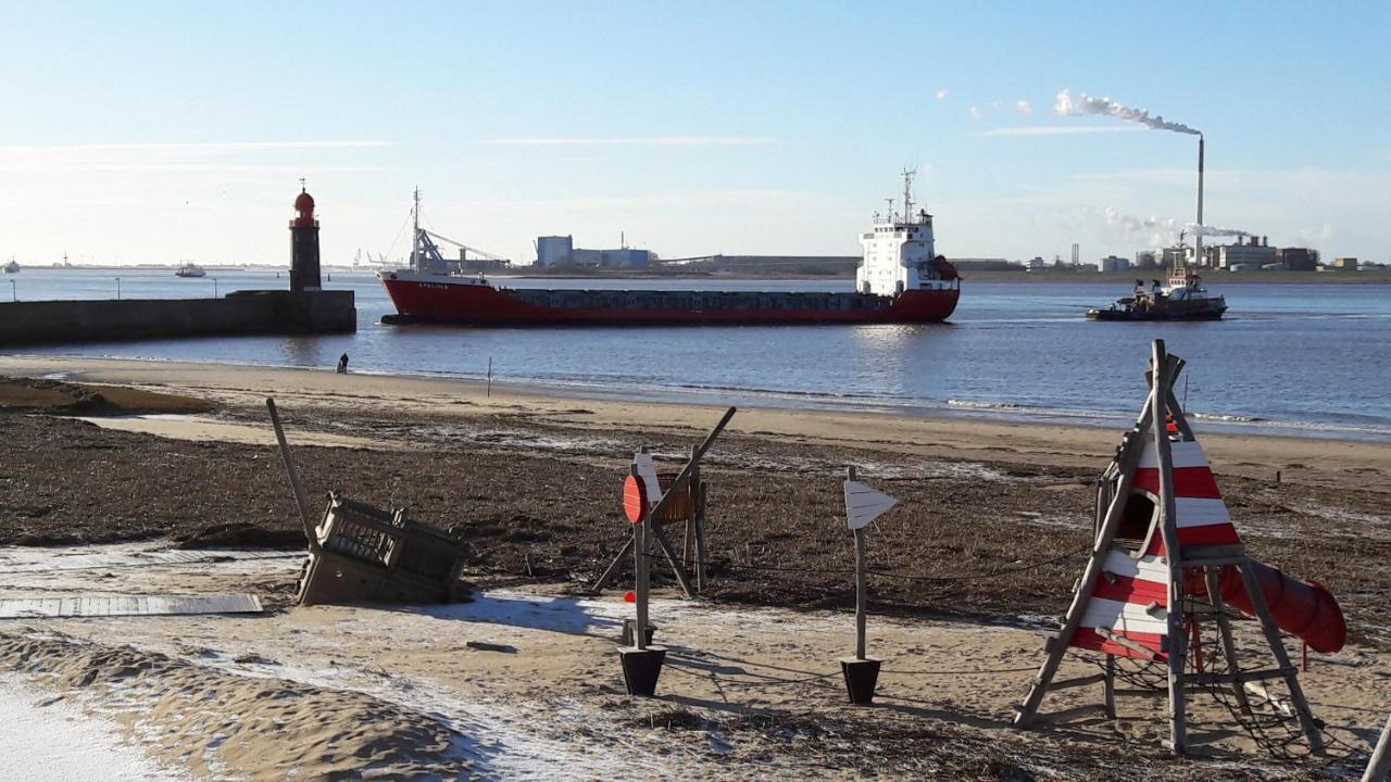 Ferienwohnung Breitschuhs Havenwelten Bremerhaven Bagian luar foto